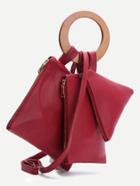 Shein Red Clutch Bag Set With Strap
