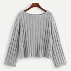 Shein Ribbed Knit Marled Jumper