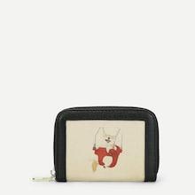 Shein Dog Print Zipper Around Purse