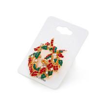 Shein Christmas Rhinestone Bell Design Brooch