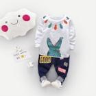 Shein Toddler Boys Cartoon Pullover With Pants