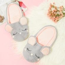 Shein Plush Animal Slippers