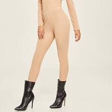 Shein Elastic Waist Peg Leg Pants