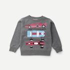 Shein Toddler Boys Car Pattern Sweatshirt