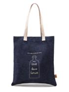 Shein Bottle And Letter Print Tote Bag