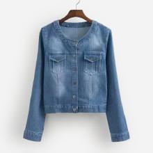 Shein Single Breasted Denim Jacket