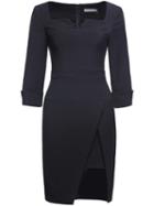 Shein Black Collar Long Sleeve Dress