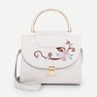 Shein Floral Embroidered Grab Bag