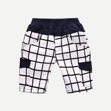 Shein Boys Grid Print Shorts