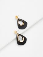 Shein Hollow Water Drop Shaped Drop Earrings