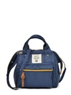 Shein Contrast Zipper Canvas Shoulder Bag