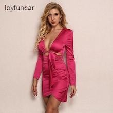 Shein Knot Front Ruched Wrap Dress