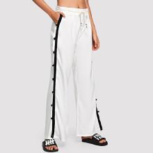Shein Two Tone Stripe Side Pants
