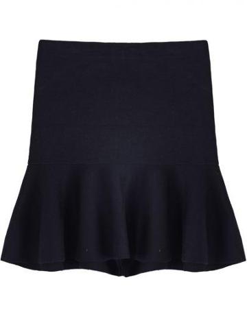 Shein Black High Waist Bodycon Ruffle Skirt