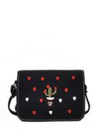 Shein Heart Embroidered Crossbody Bag