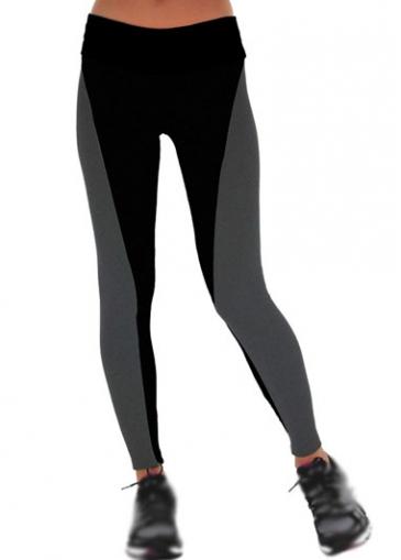 Rosewe Color Block Ankle Length Sports Leggings