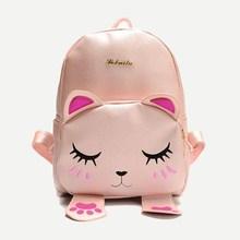 Shein Kids Cat Shaped Pu Backpack