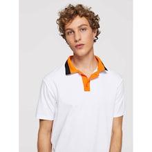 Shein Men Button Collar Neck Tunic Polo Shirts