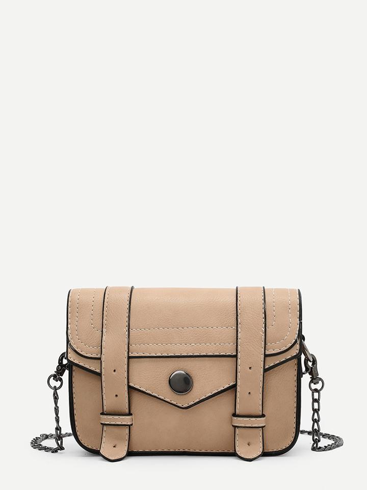 Shein Double Strap Decor Chain Bag