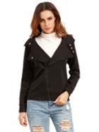 Shein Slim Fit Zip-up Hoodie Jacket
