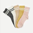 Shein Striped Rib Socks 5pairs