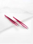 Shein Slant & Tip Eyebrow Tweezers Set 2pcs