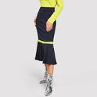 Shein Lace Applique Ruffle Hem Skirt