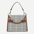 Shein Ring Chain Design Houndstooth Tote Bag