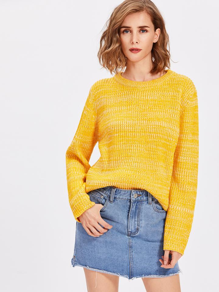 Shein Marled Knit Jumper