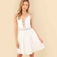 Shein Lace Trim Slip Dress
