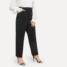 Shein Plus Rolled Hem Pants
