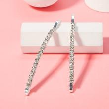 Shein Rhinestone Overlay Hair Clip 1pair