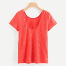 Shein Lace Insert Blouse