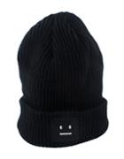 Shein Tide Fashion Black Big Popular Autumn And Winter Thick Stick Needle Face Knitting Hat