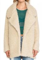 Rosewe Winter Essential Turndown Collar Long Sleeve Apricot Coat