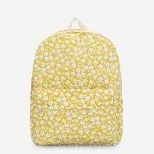 Shein Allover Flower Print Backpack