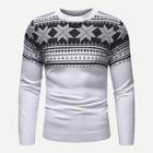 Shein Men Christmas Print Sweater