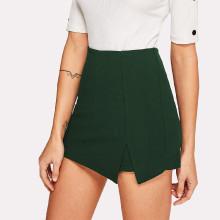 Shein Split Front Solid Skort