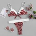 Shein Cut-out Random Polka Dot Bikini Set