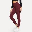 Shein Sparkle Stretch Knit Gym Leggings