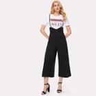 Shein Solid Wide Leg Cami Jumpsuit