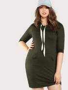 Shein Basic Hoodie Dress