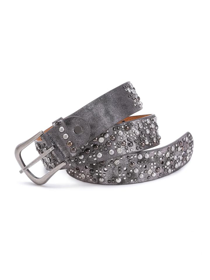 Shein Studded Design Buckle Belt