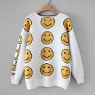 Shein Drop Shoulder Emoji Print Jumper