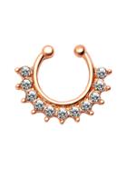 Shein Gold Plated Rhinestone Nose Ring