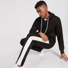 Shein Men Zip Up Jacket & Tape Pants Set