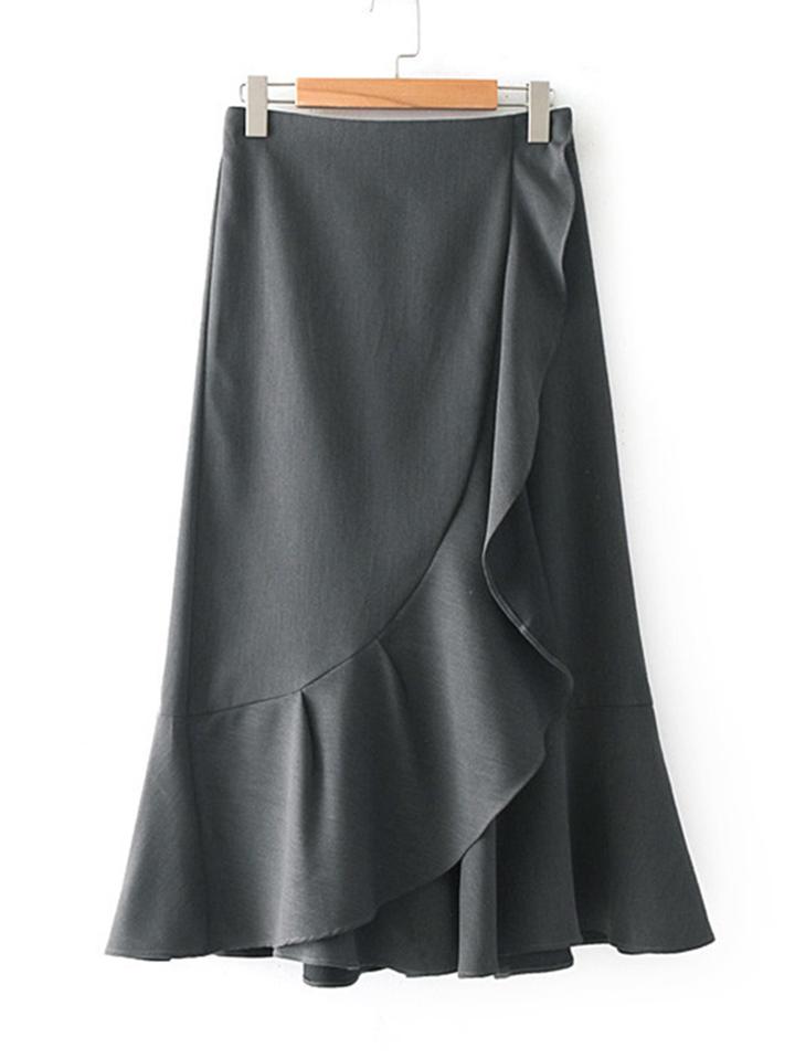 Shein Asymmetrical Wrap Flared Pants