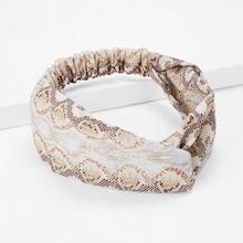 Shein Snakeskin Pattern Twist Headband