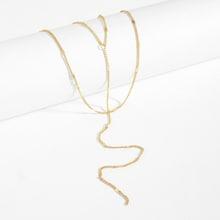 Shein Double Layered Lariats Chain Necklace
