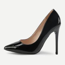 Shein Stiletto Pointed Toe Pu Heels